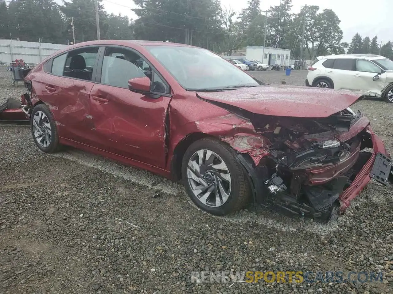4 fotografías del automóvil dañado 4S3BWAN66S3011161 SUBARU LEGACY 2025