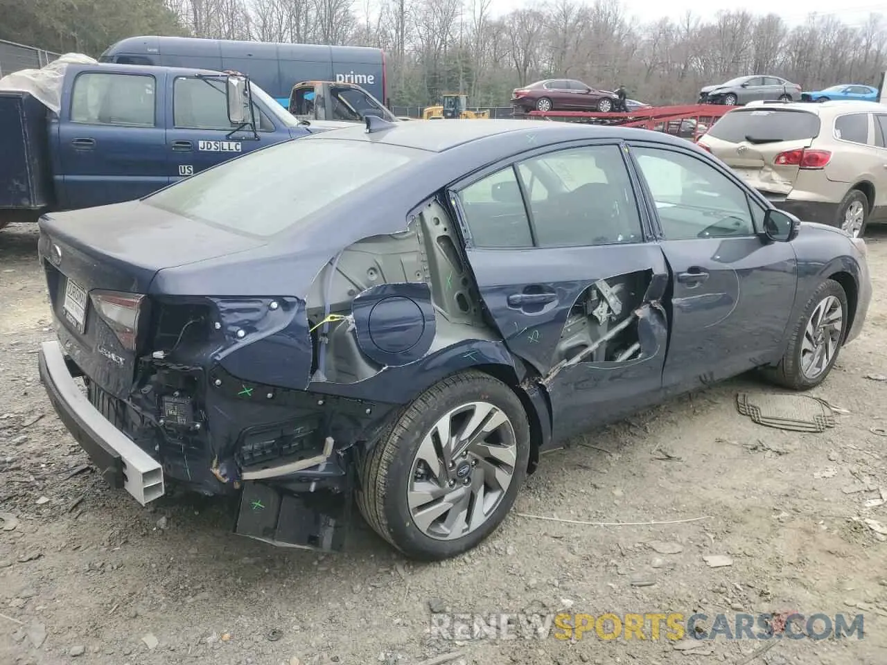3 fotografías del automóvil dañado 4S3BWAN66S3013704 SUBARU LEGACY 2025