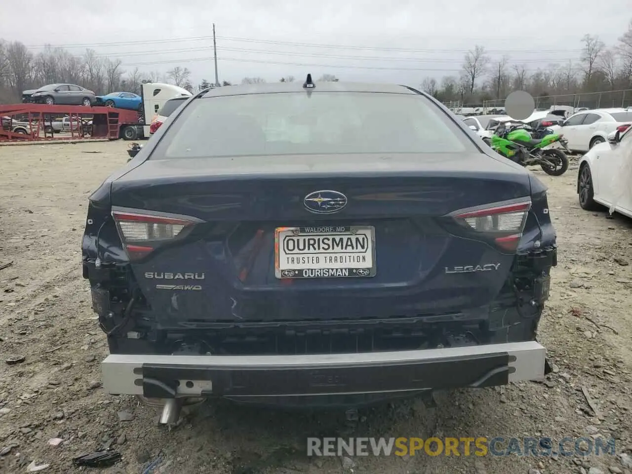 6 fotografías del automóvil dañado 4S3BWAN66S3013704 SUBARU LEGACY 2025