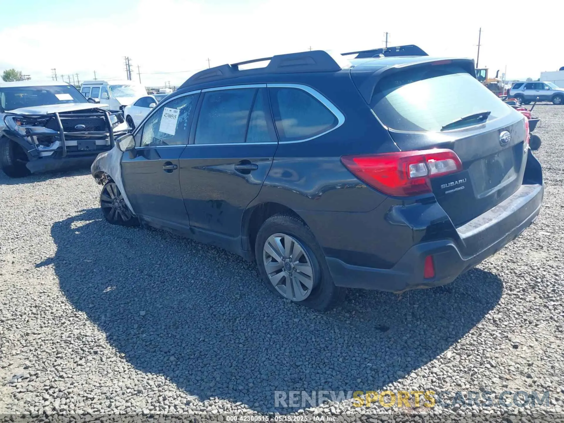 3 fotografías del automóvil dañado 4S4BSABC3K3216289 SUBARU OUTBACK 2019