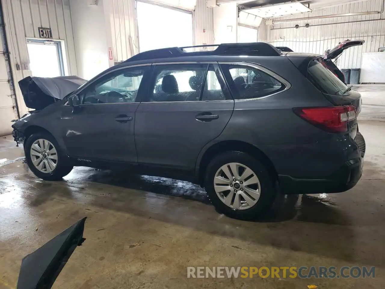 2 fotografías del automóvil dañado 4S4BSABC4K3340250 SUBARU OUTBACK 2019