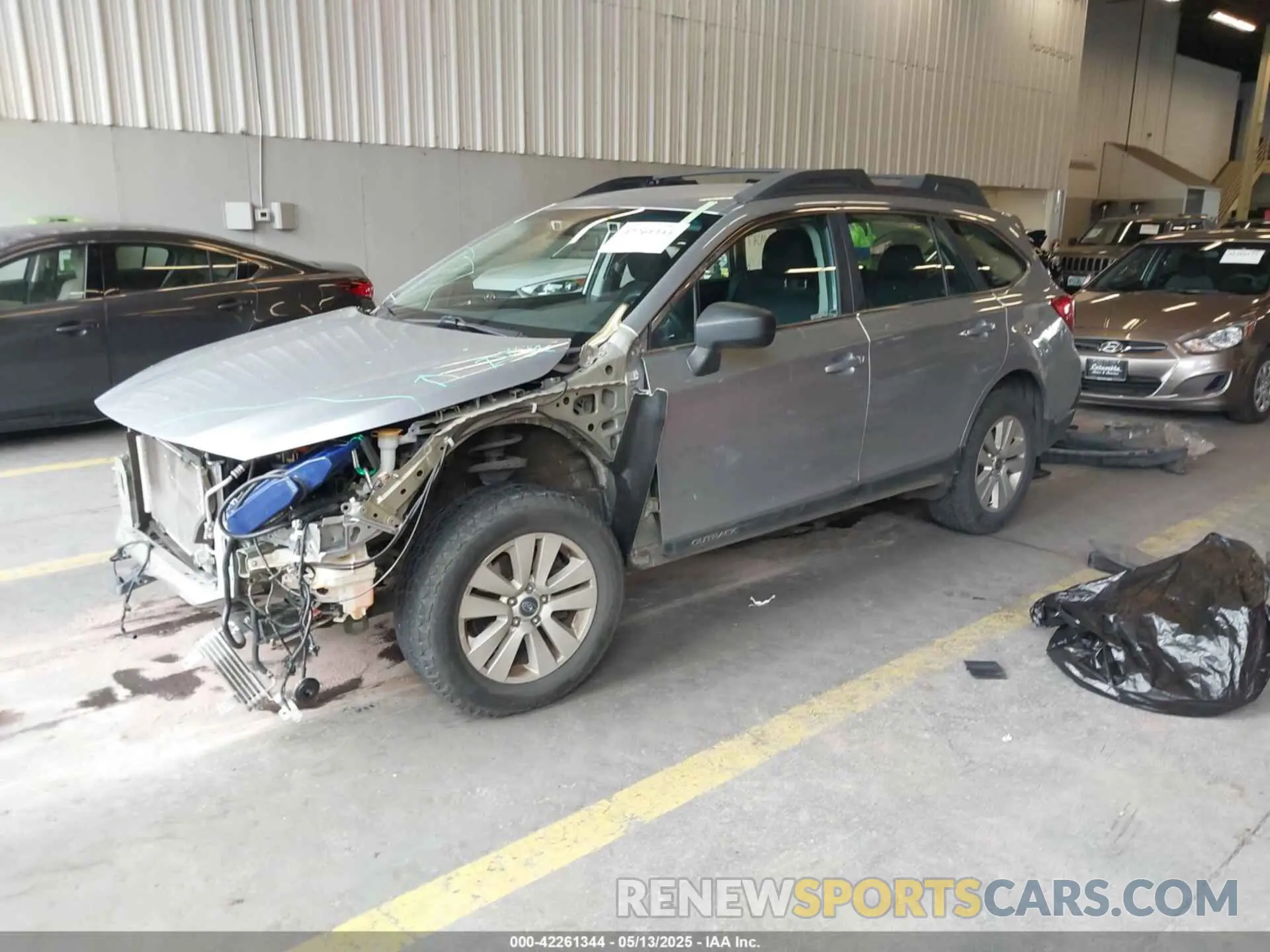 2 fotografías del automóvil dañado 4S4BSABC8K3288427 SUBARU OUTBACK 2019