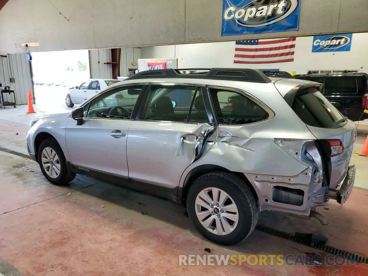 2 fotografías del automóvil dañado 4S4BSABCXK3380364 SUBARU OUTBACK 2019