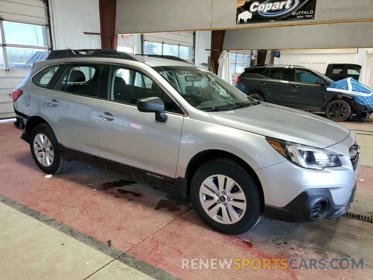 4 fotografías del automóvil dañado 4S4BSABCXK3380364 SUBARU OUTBACK 2019