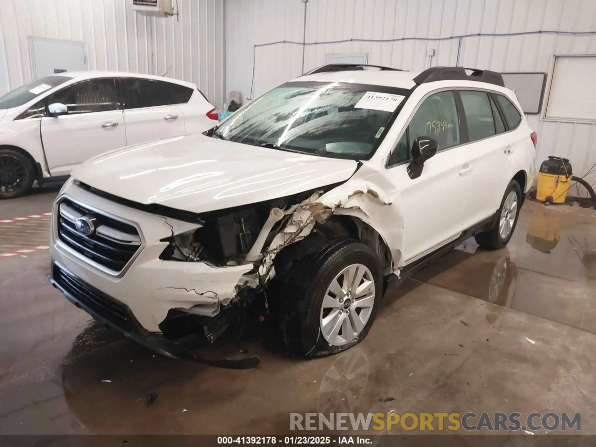 2 fotografías del automóvil dañado 4S4BSABCXK3387492 SUBARU OUTBACK 2019