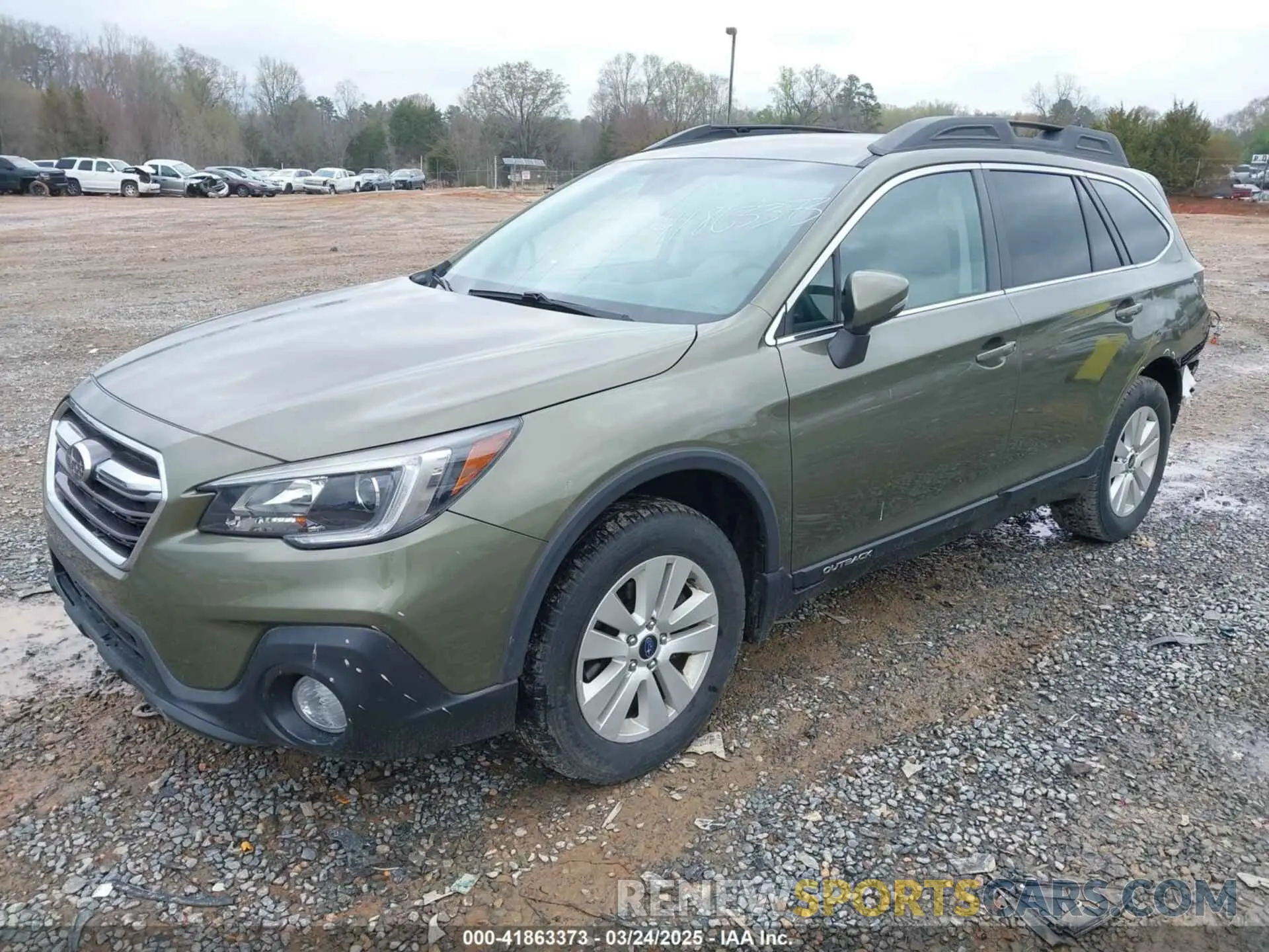 2 fotografías del automóvil dañado 4S4BSAFC1K3261967 SUBARU OUTBACK 2019