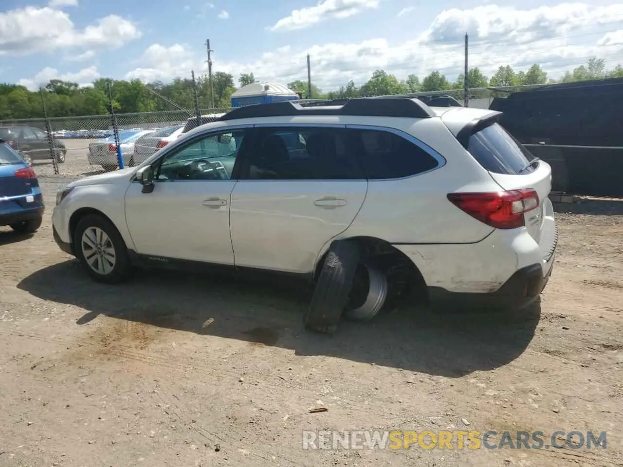2 fotografías del automóvil dañado 4S4BSAFC1K3328390 SUBARU OUTBACK 2019