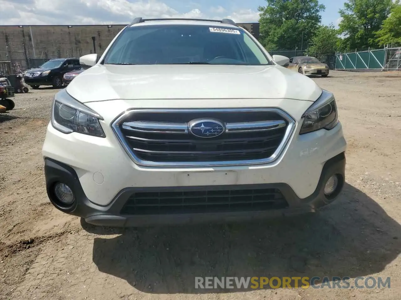 5 fotografías del automóvil dañado 4S4BSAFC1K3328390 SUBARU OUTBACK 2019