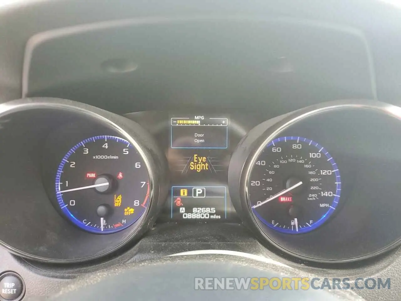 9 fotografías del automóvil dañado 4S4BSAFC1K3328390 SUBARU OUTBACK 2019