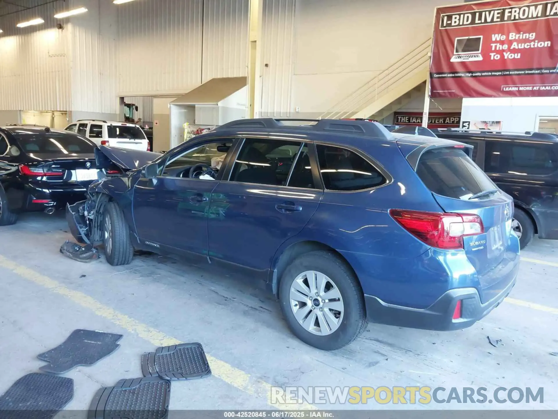 3 fotografías del automóvil dañado 4S4BSAFC1K3368727 SUBARU OUTBACK 2019