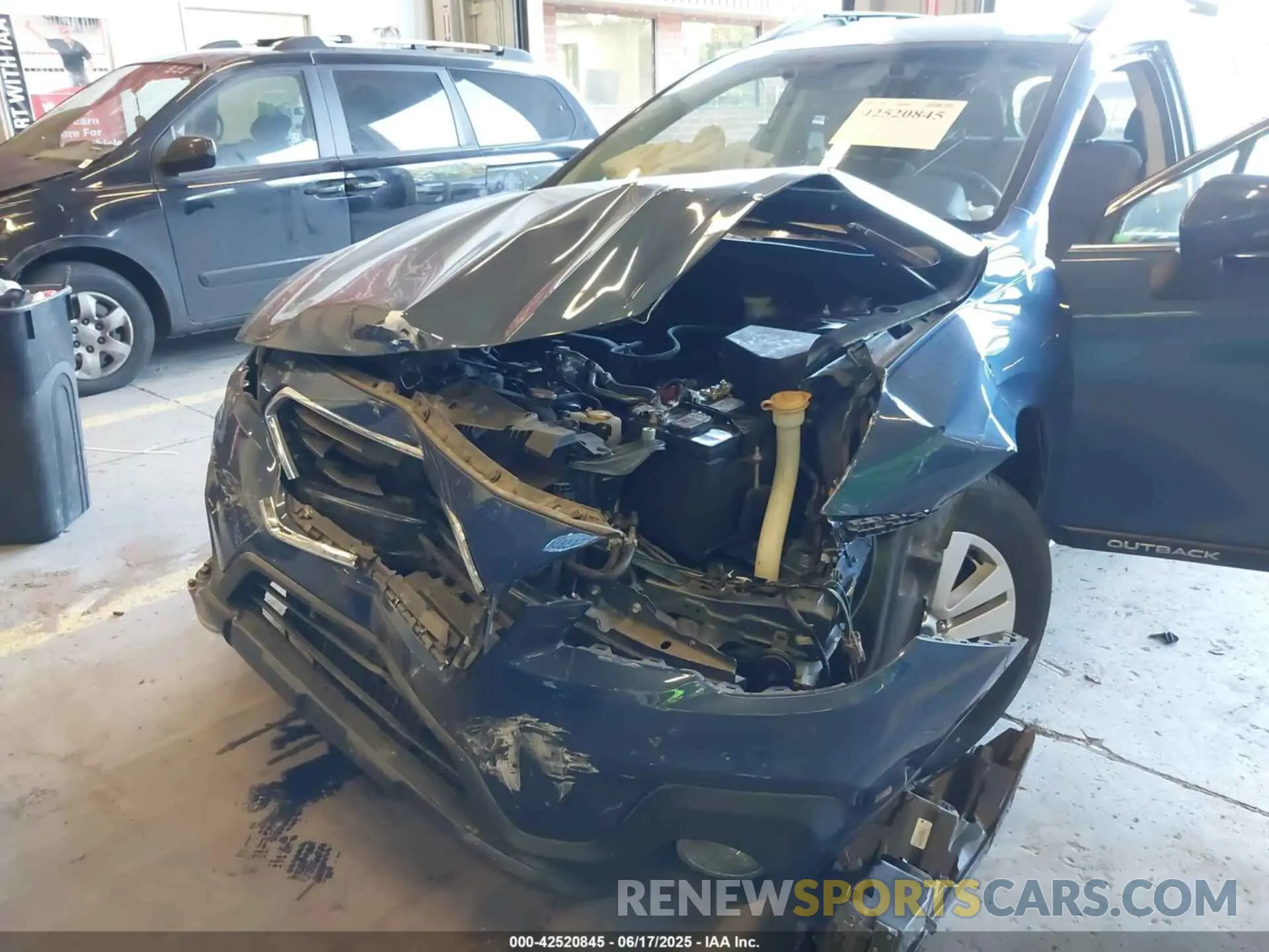 6 fotografías del automóvil dañado 4S4BSAFC1K3368727 SUBARU OUTBACK 2019