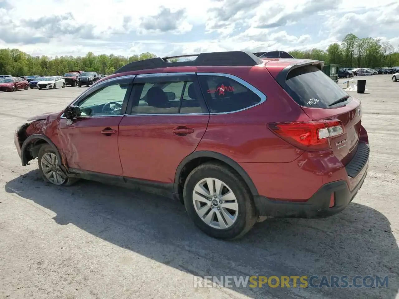 2 fotografías del automóvil dañado 4S4BSAFC2K3212535 SUBARU OUTBACK 2019