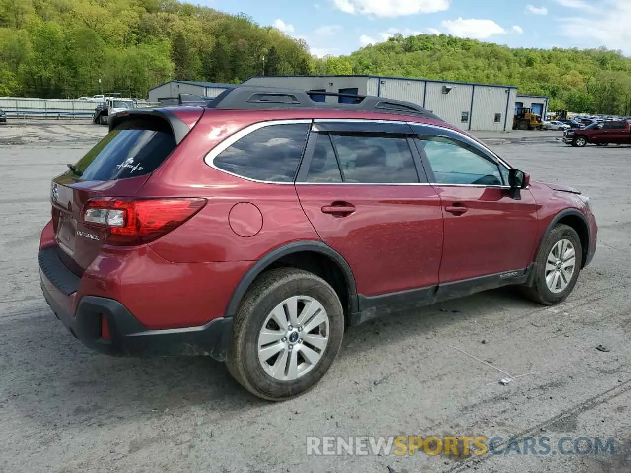 3 fotografías del automóvil dañado 4S4BSAFC2K3212535 SUBARU OUTBACK 2019