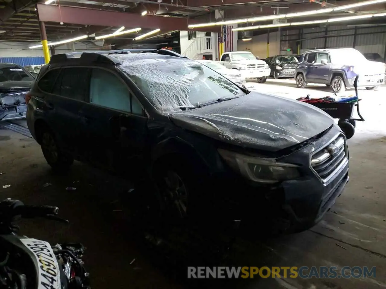 4 fotografías del automóvil dañado 4S4BSAFC2K3303823 SUBARU OUTBACK 2019