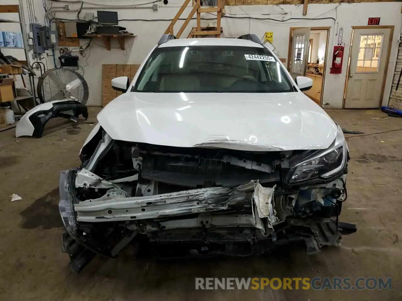 5 fotografías del automóvil dañado 4S4BSAFC2K3379705 SUBARU OUTBACK 2019