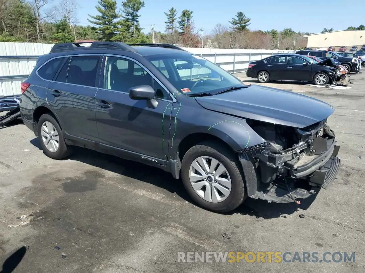 4 fotografías del automóvil dañado 4S4BSAFC3K3335678 SUBARU OUTBACK 2019