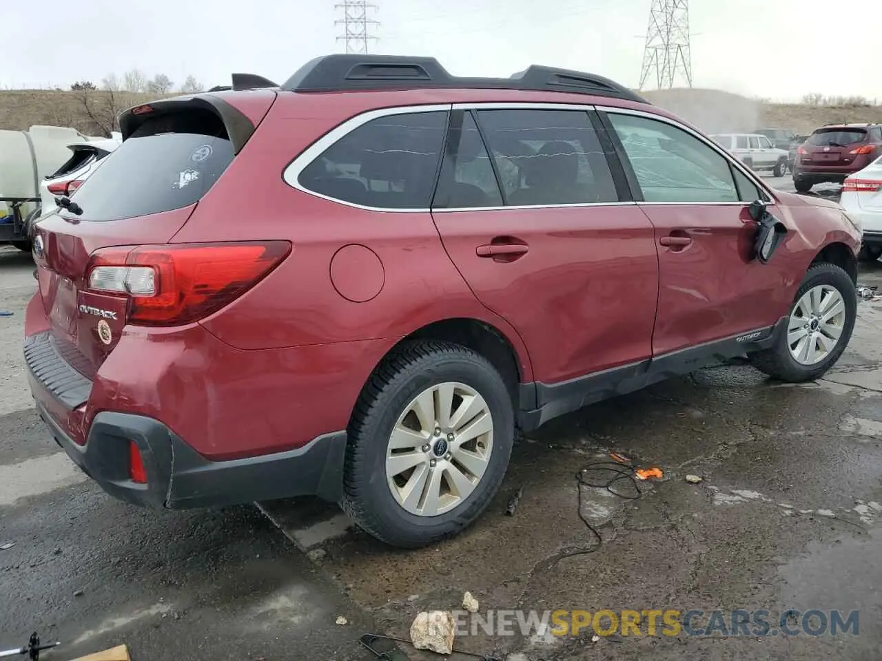 3 fotografías del automóvil dañado 4S4BSAFC3K3378966 SUBARU OUTBACK 2019