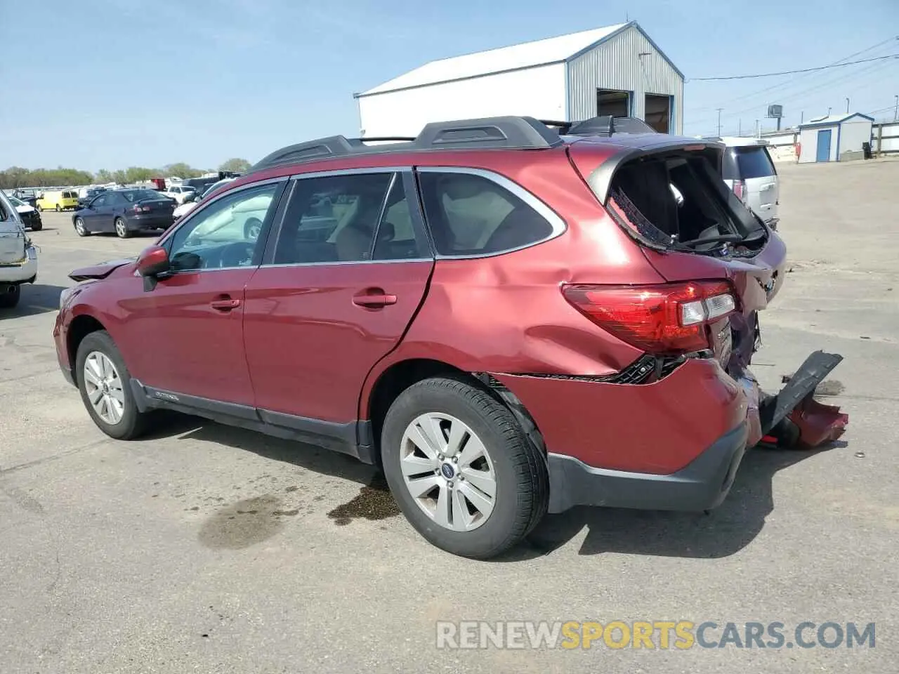 2 fotografías del automóvil dañado 4S4BSAFC4K3236500 SUBARU OUTBACK 2019