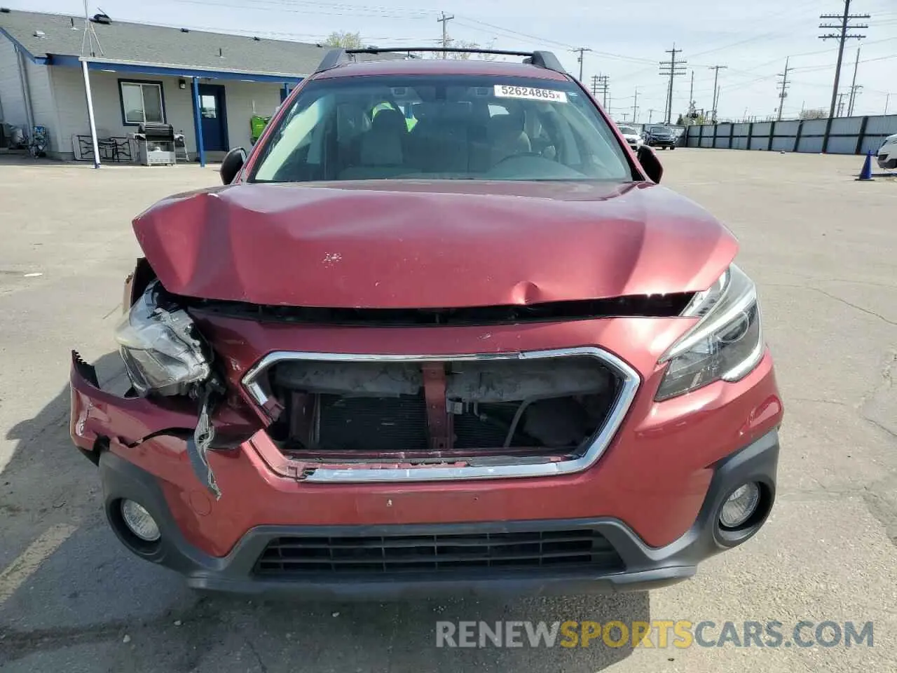 5 fotografías del automóvil dañado 4S4BSAFC4K3236500 SUBARU OUTBACK 2019