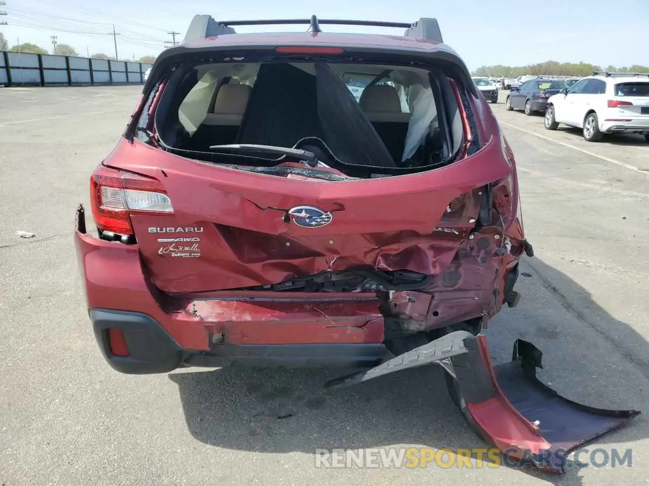 6 fotografías del automóvil dañado 4S4BSAFC4K3236500 SUBARU OUTBACK 2019