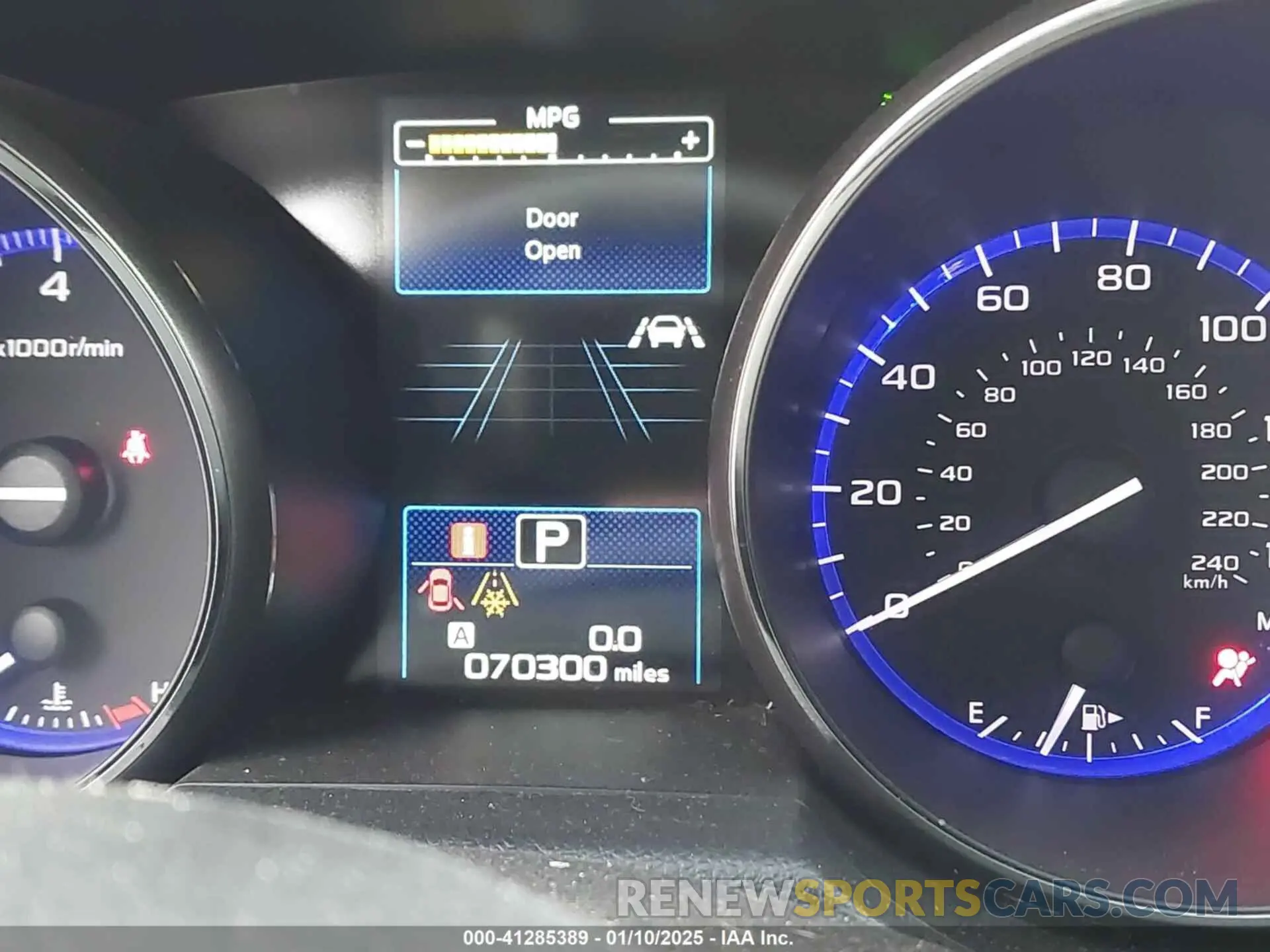 15 fotografías del automóvil dañado 4S4BSAFC4K3321854 SUBARU OUTBACK 2019