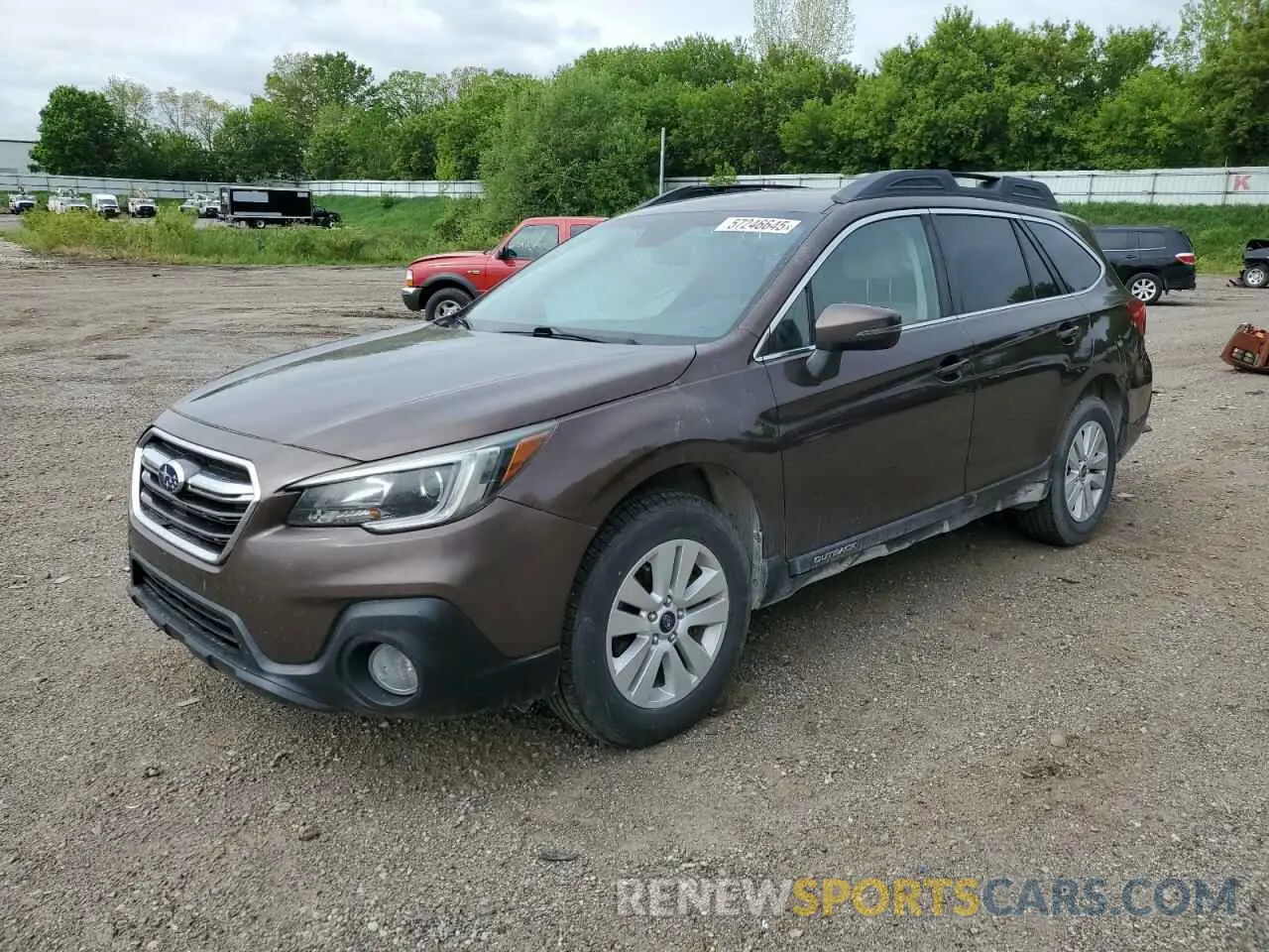 1 fotografías del automóvil dañado 4S4BSAFC4K3360881 SUBARU OUTBACK 2019