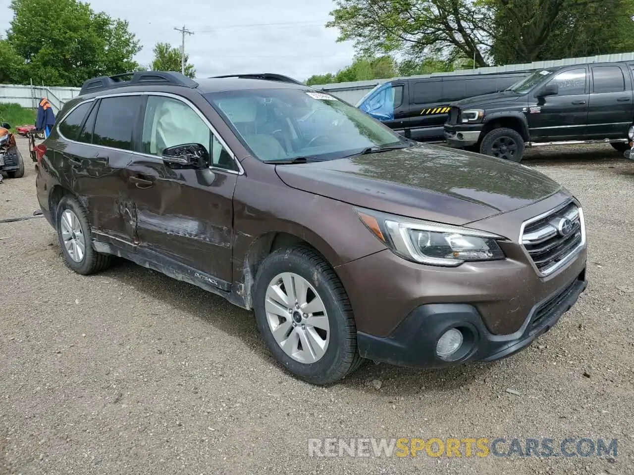 4 fotografías del automóvil dañado 4S4BSAFC4K3360881 SUBARU OUTBACK 2019