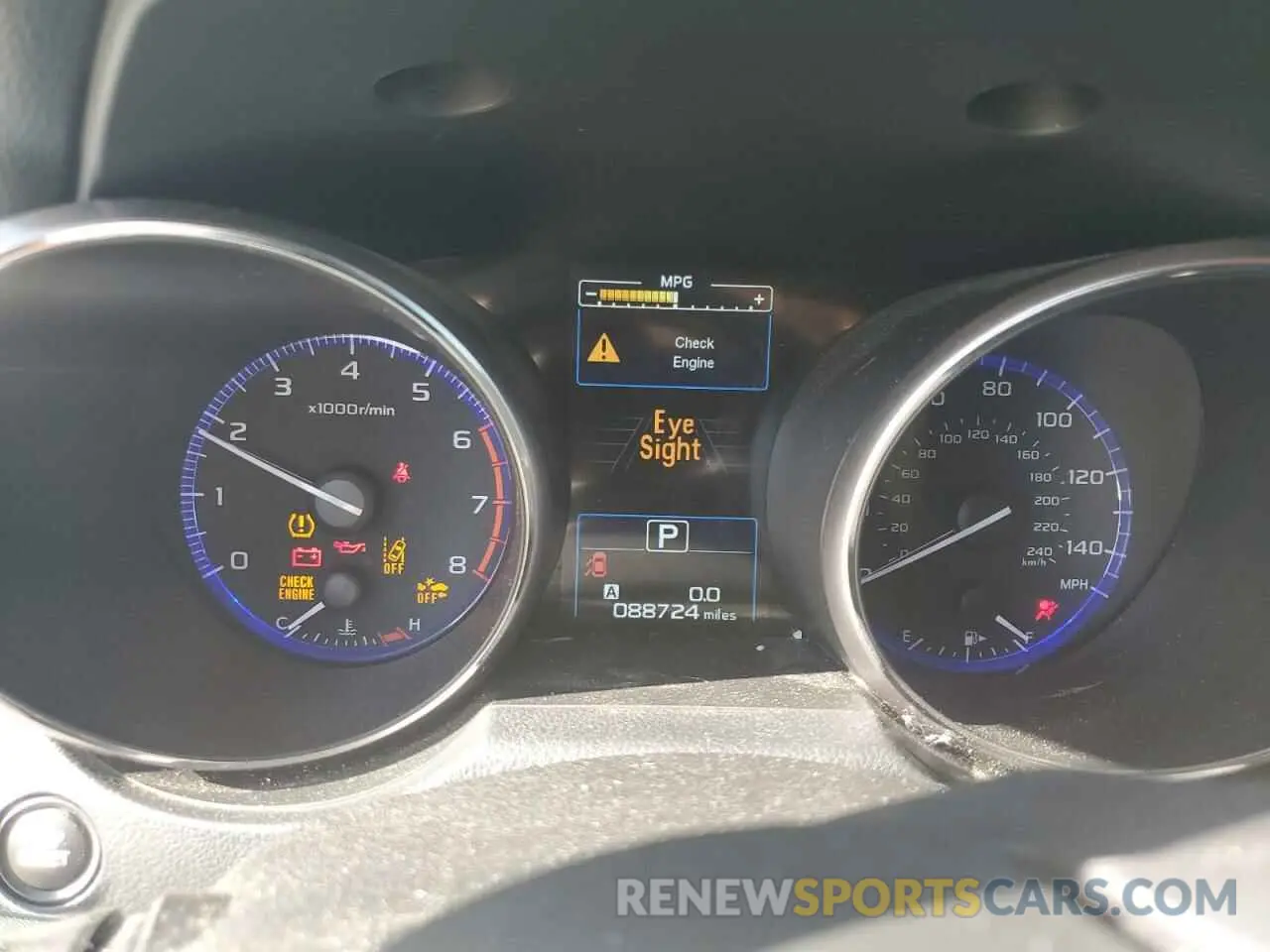 9 fotografías del automóvil dañado 4S4BSAFC5K3261776 SUBARU OUTBACK 2019