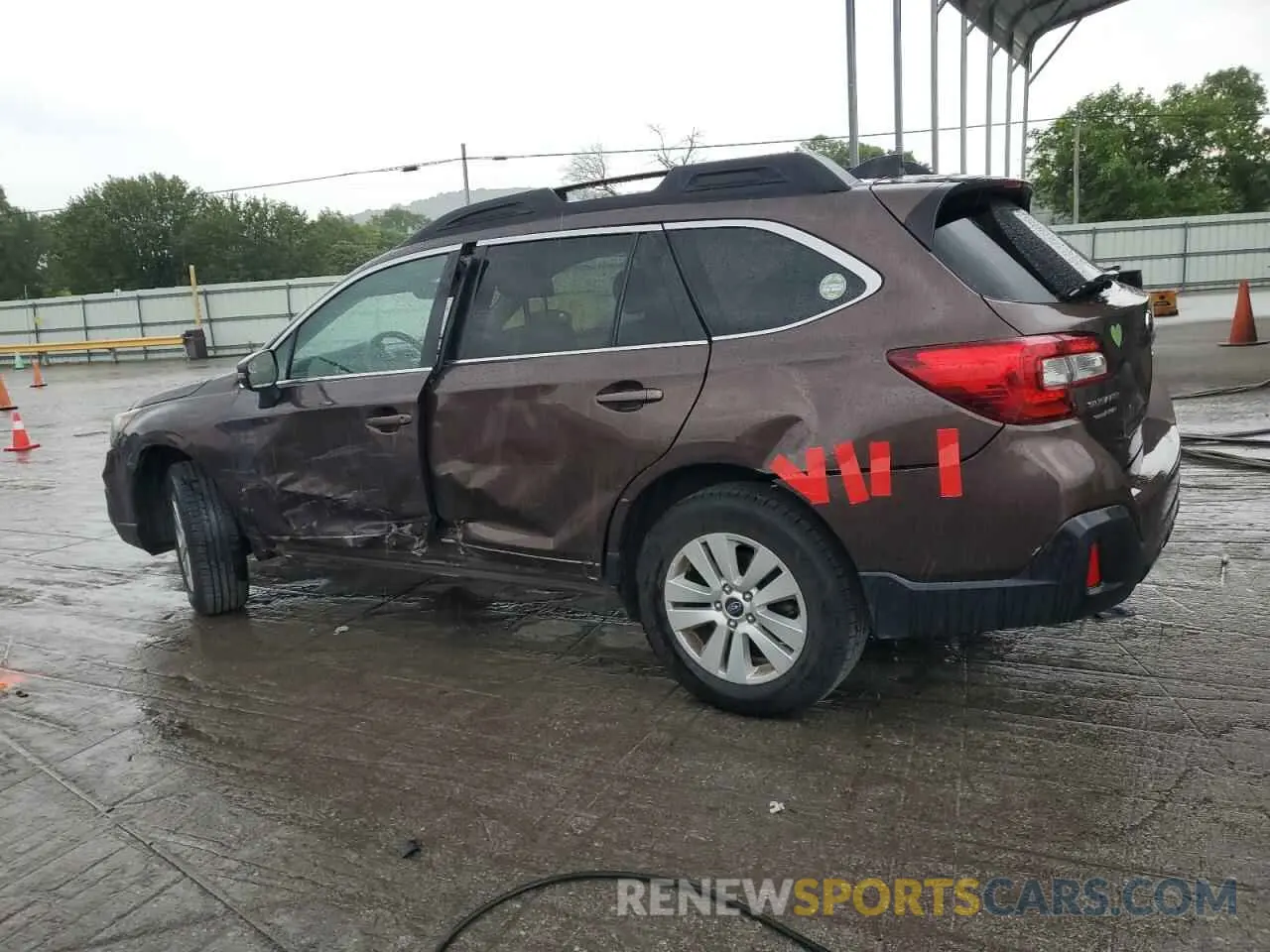 2 fotografías del automóvil dañado 4S4BSAFC5K3298374 SUBARU OUTBACK 2019