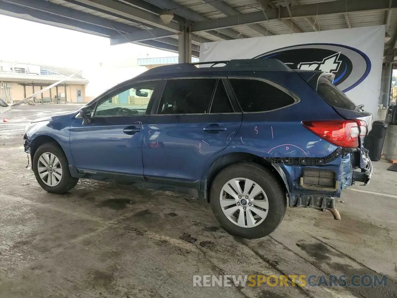 2 fotografías del automóvil dañado 4S4BSAFC5K3348707 SUBARU OUTBACK 2019