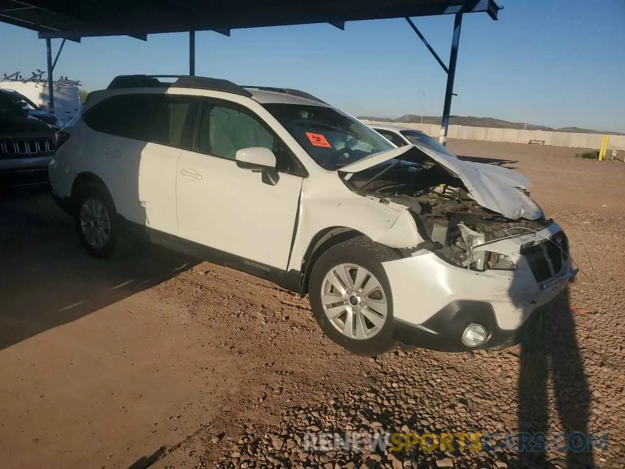 4 fotografías del automóvil dañado 4S4BSAFC7K3232229 SUBARU OUTBACK 2019