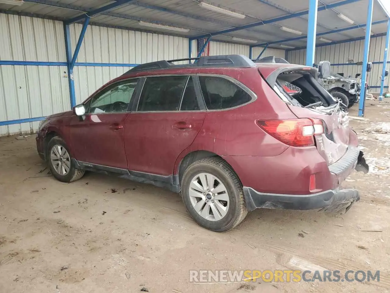 2 fotografías del automóvil dañado 4S4BSAFC9K3202567 SUBARU OUTBACK 2019
