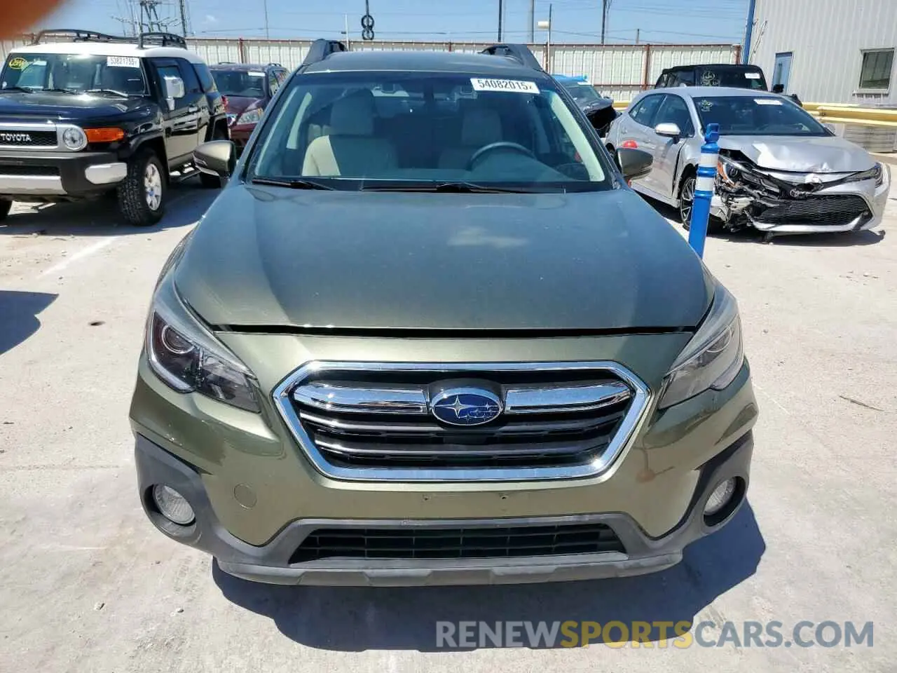 5 fotografías del automóvil dañado 4S4BSAFC9K3235214 SUBARU OUTBACK 2019