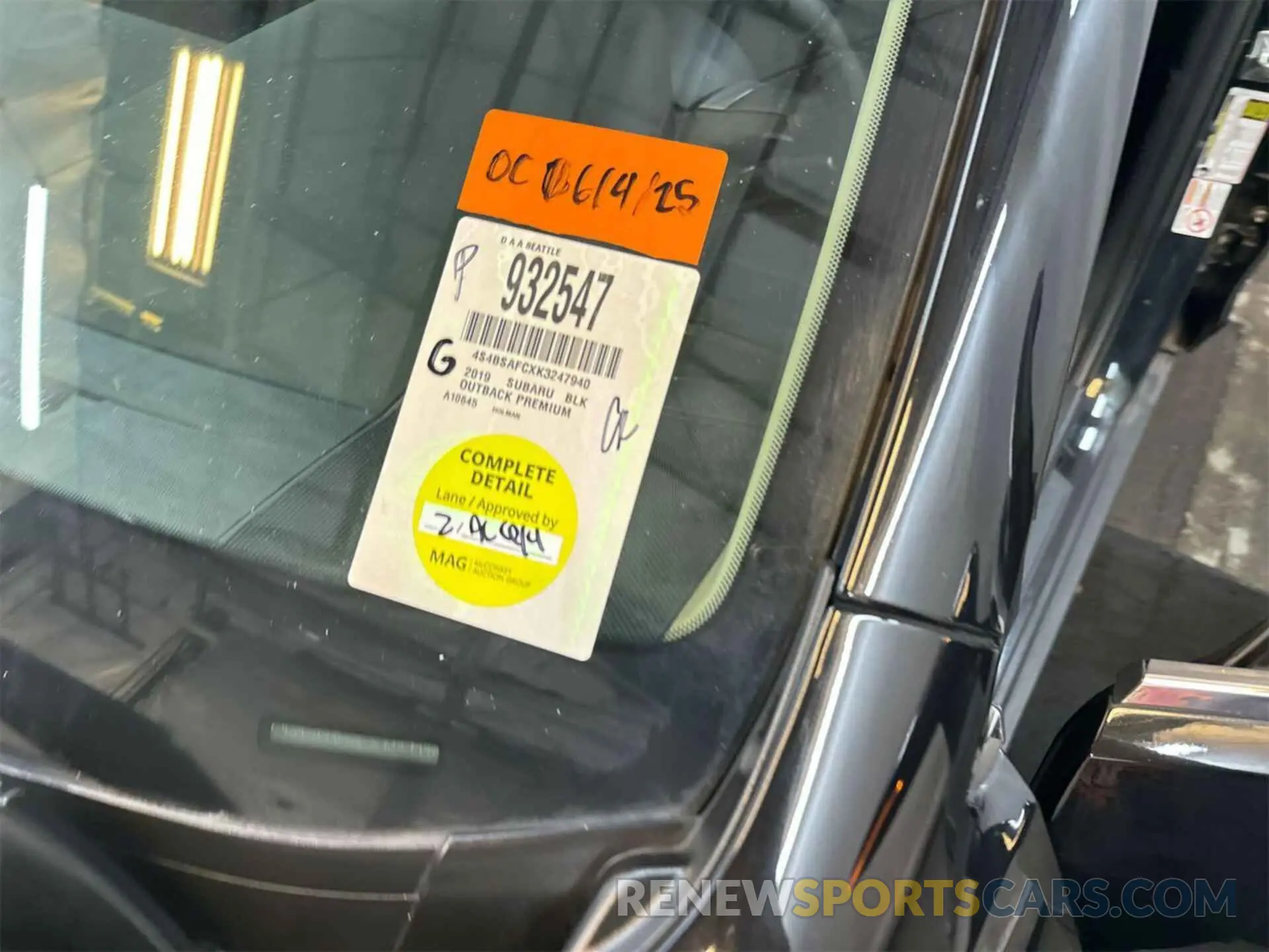 16 fotografías del automóvil dañado 4S4BSAFCXK3247940 SUBARU OUTBACK 2019