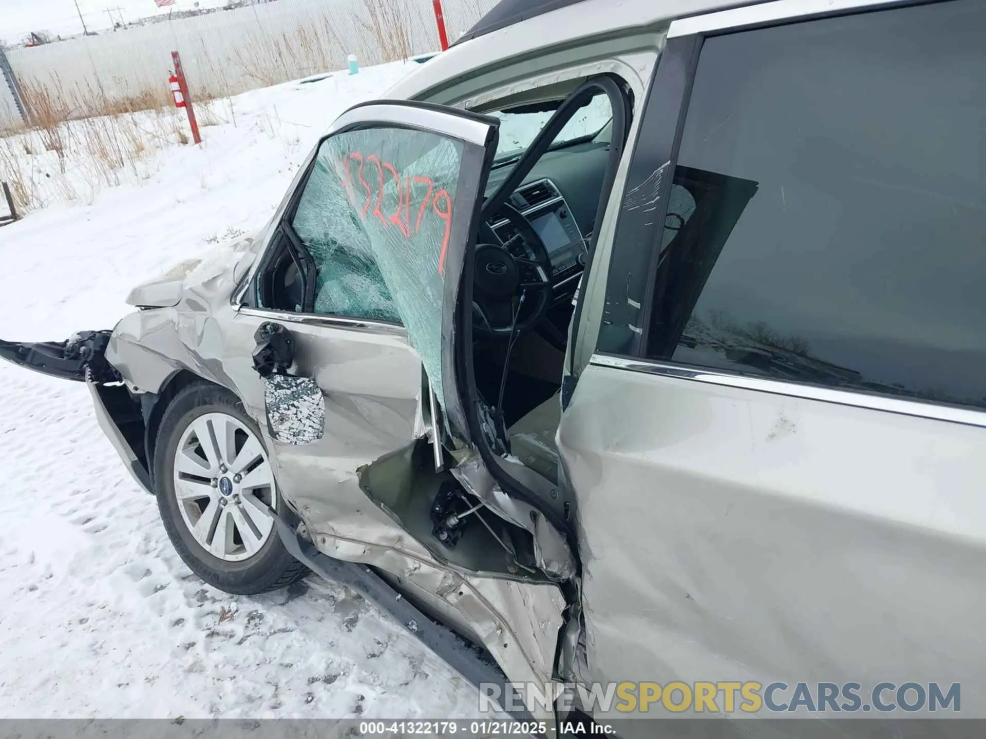 22 fotografías del automóvil dañado 4S4BSAFCXK3310244 SUBARU OUTBACK 2019