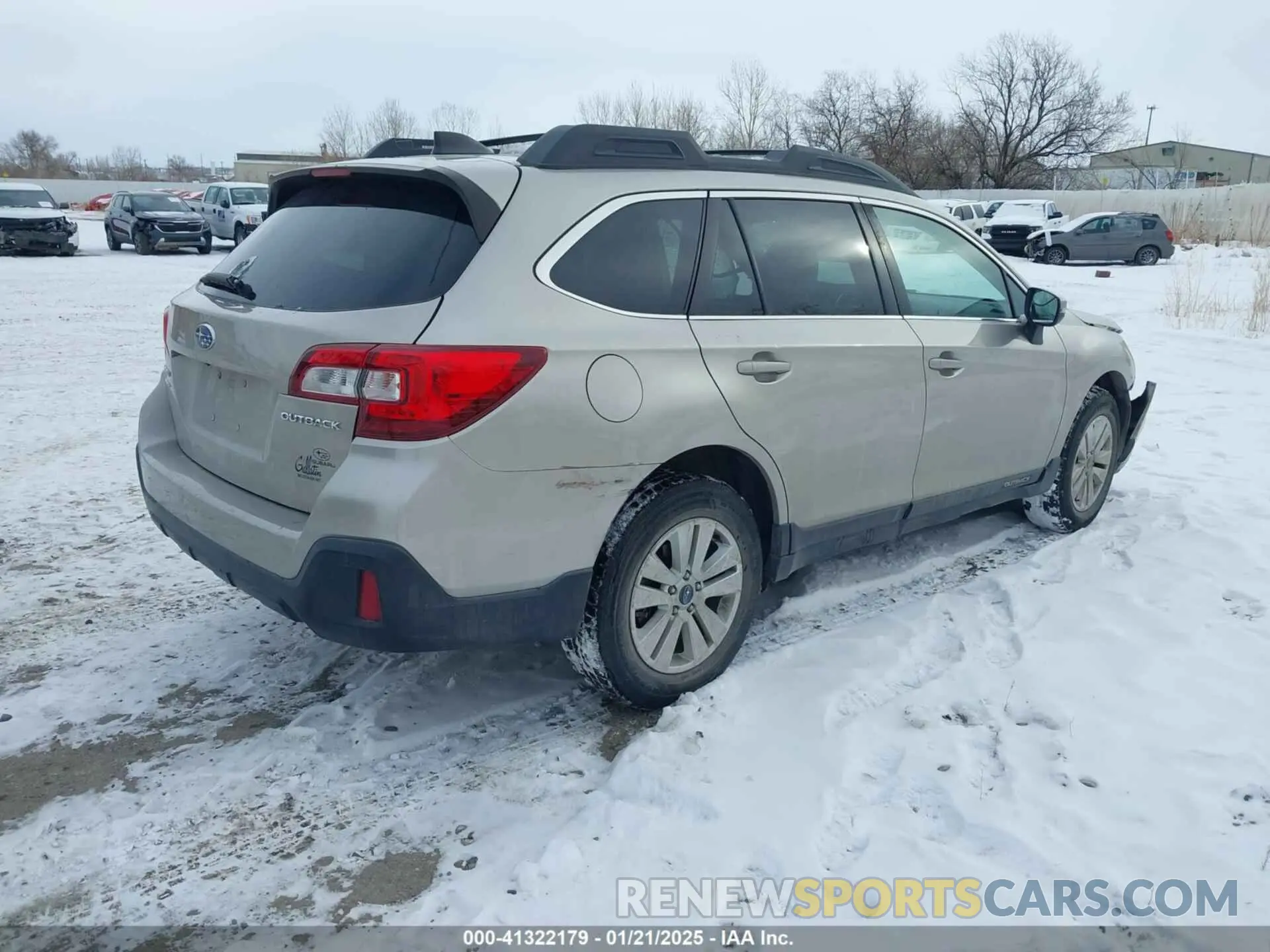 4 fotografías del automóvil dañado 4S4BSAFCXK3310244 SUBARU OUTBACK 2019