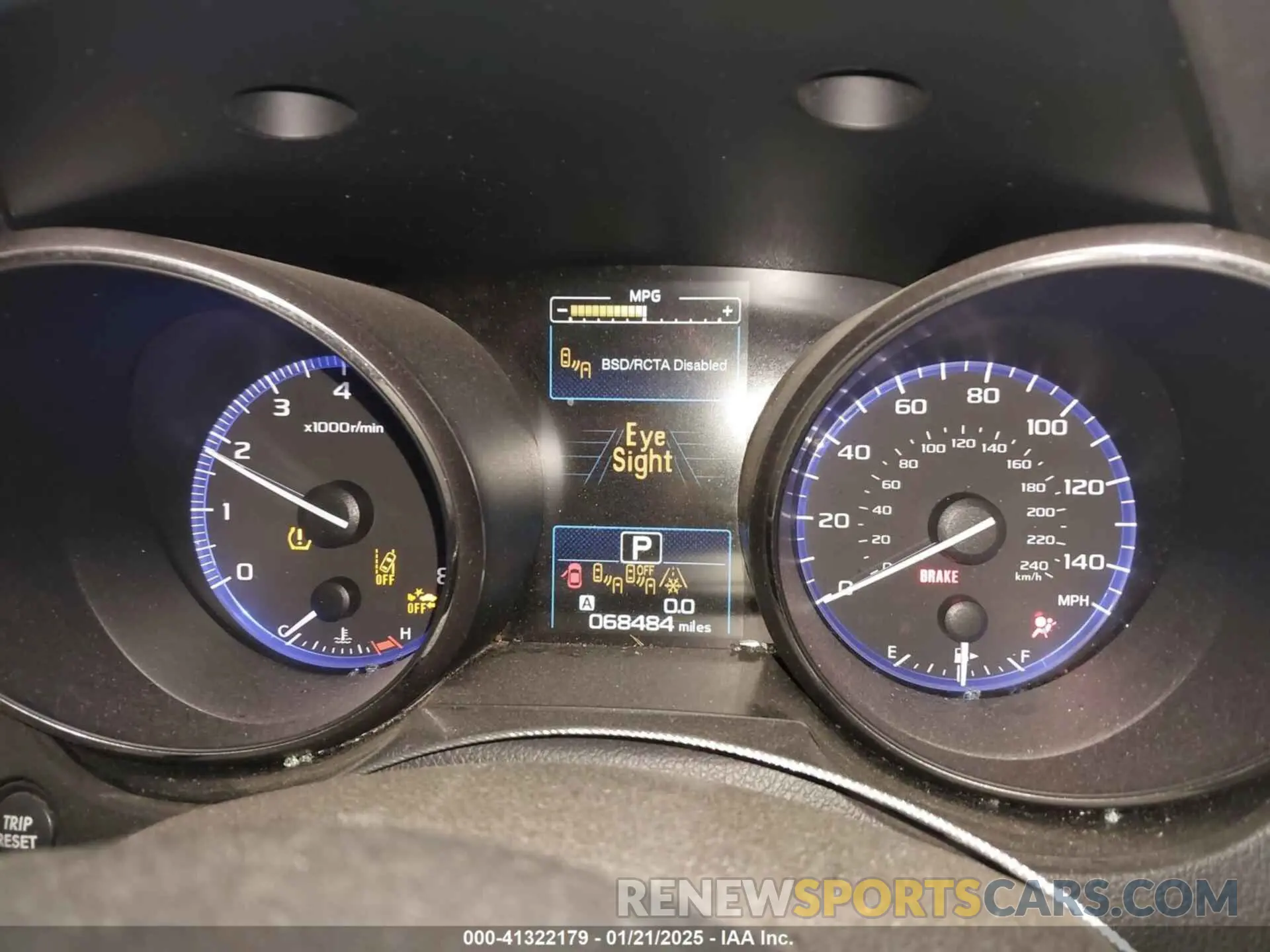 7 fotografías del automóvil dañado 4S4BSAFCXK3310244 SUBARU OUTBACK 2019
