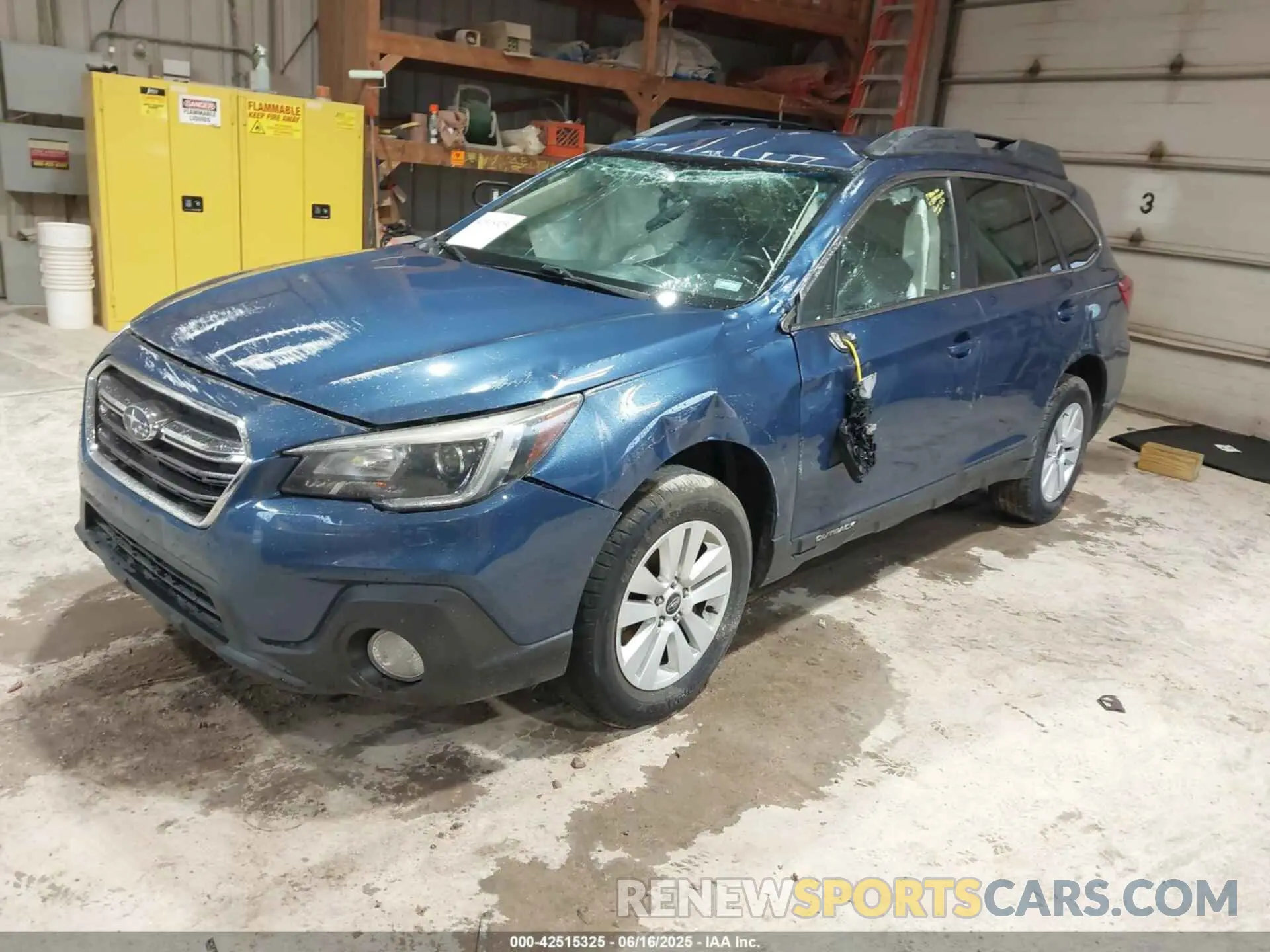 2 fotografías del automóvil dañado 4S4BSAFCXK3313788 SUBARU OUTBACK 2019