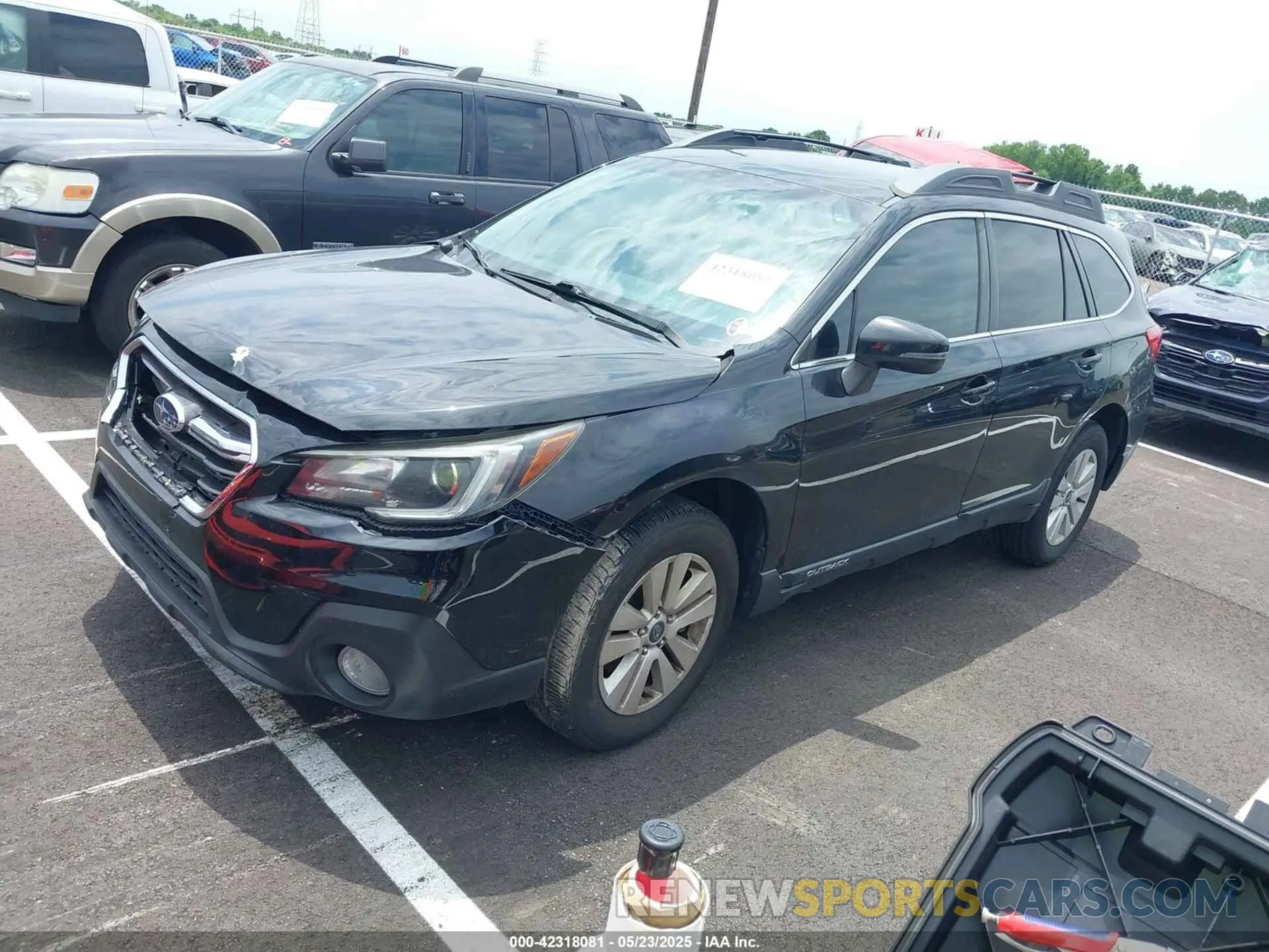 2 fotografías del automóvil dañado 4S4BSAFCXK3351909 SUBARU OUTBACK 2019