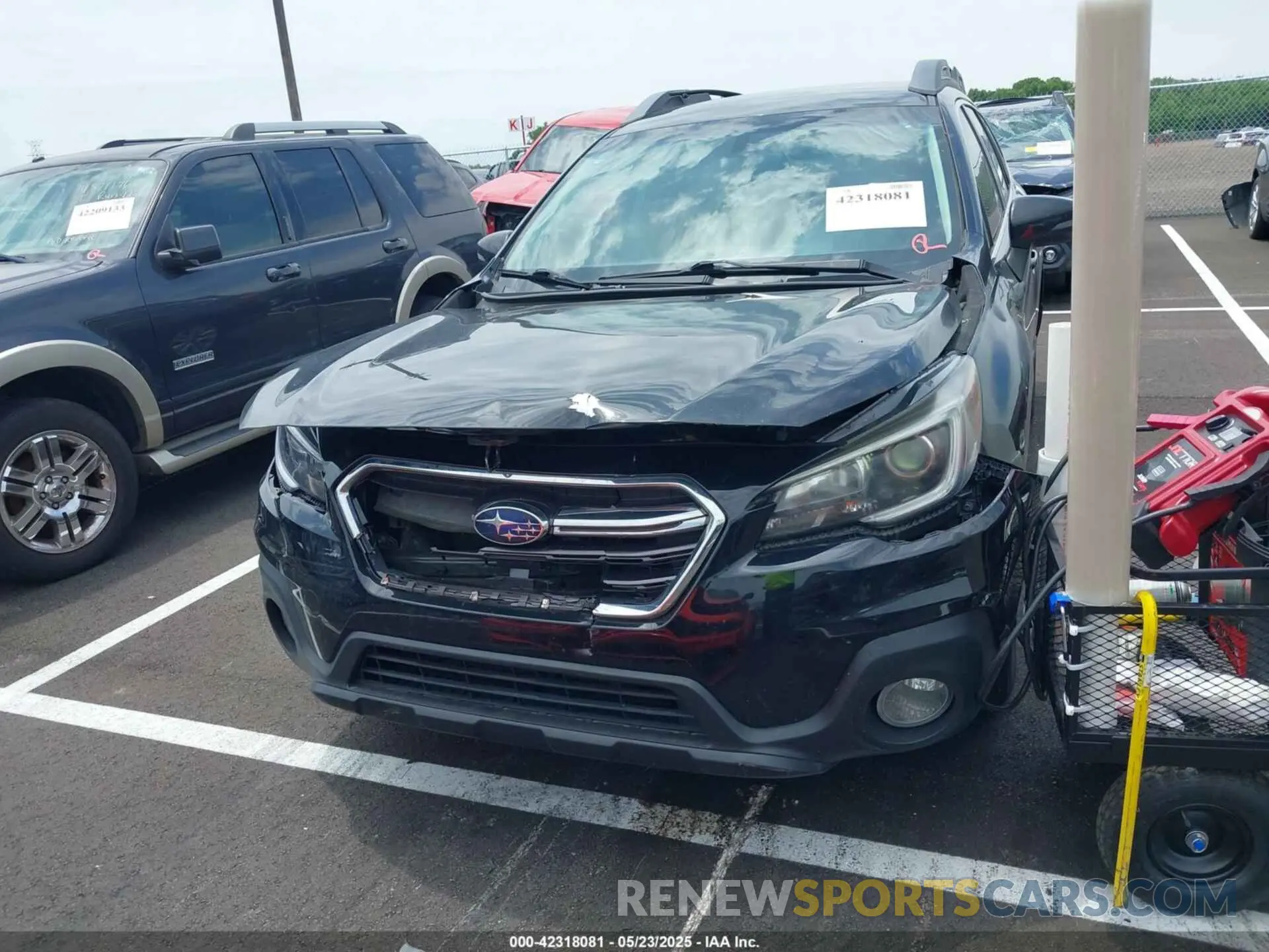 6 fotografías del automóvil dañado 4S4BSAFCXK3351909 SUBARU OUTBACK 2019