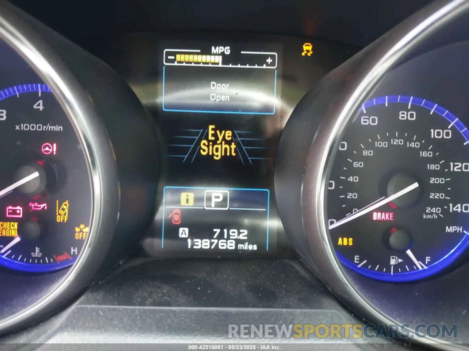 7 fotografías del automóvil dañado 4S4BSAFCXK3351909 SUBARU OUTBACK 2019