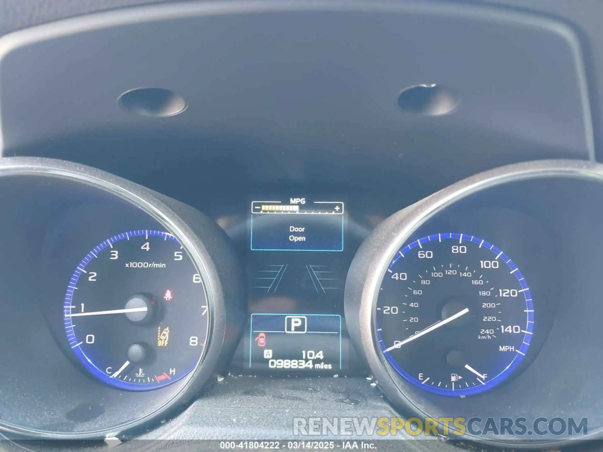 7 fotografías del automóvil dañado 4S4BSAHC1K3270391 SUBARU OUTBACK 2019