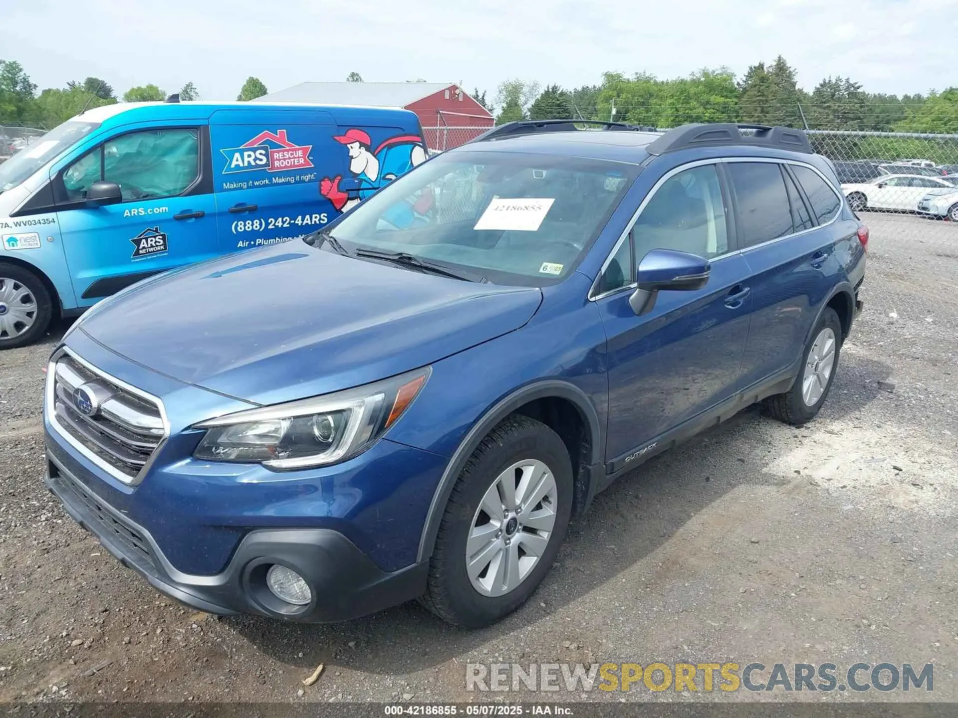 2 fotografías del automóvil dañado 4S4BSAHC1K3384410 SUBARU OUTBACK 2019