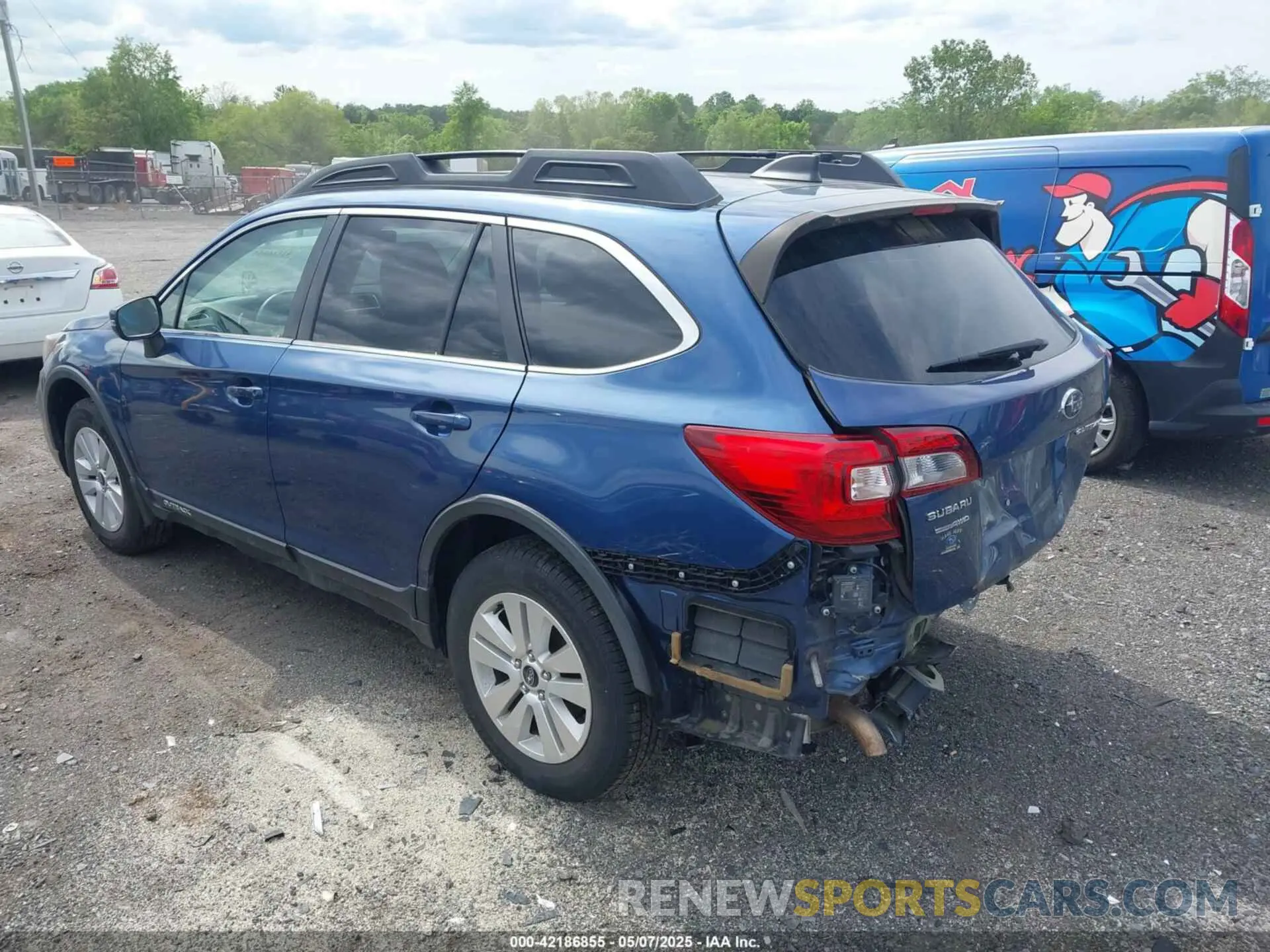 3 fotografías del automóvil dañado 4S4BSAHC1K3384410 SUBARU OUTBACK 2019