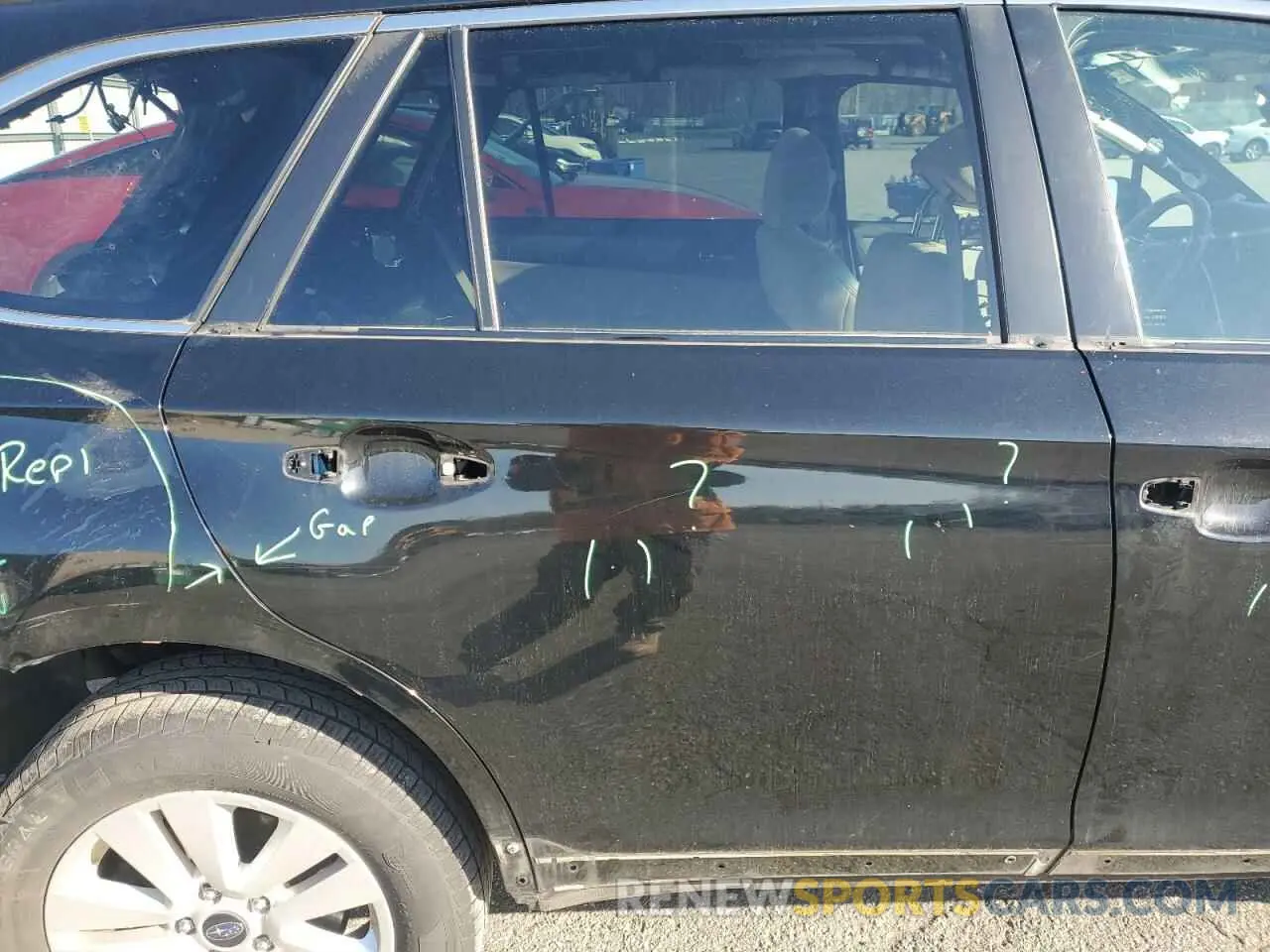 10 fotografías del automóvil dañado 4S4BSAHC2K3256807 SUBARU OUTBACK 2019