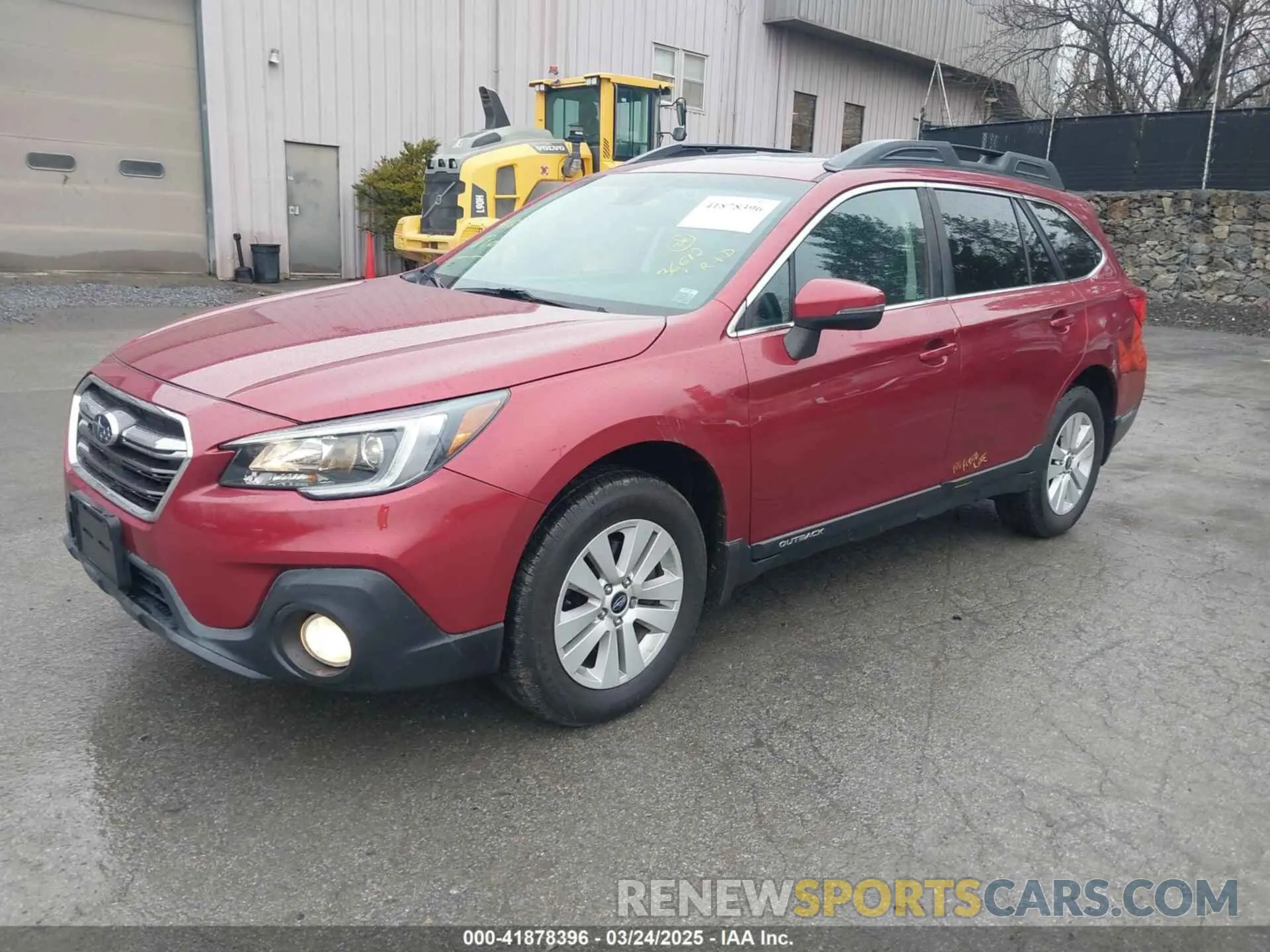 2 fotografías del automóvil dañado 4S4BSAHC3K3282011 SUBARU OUTBACK 2019