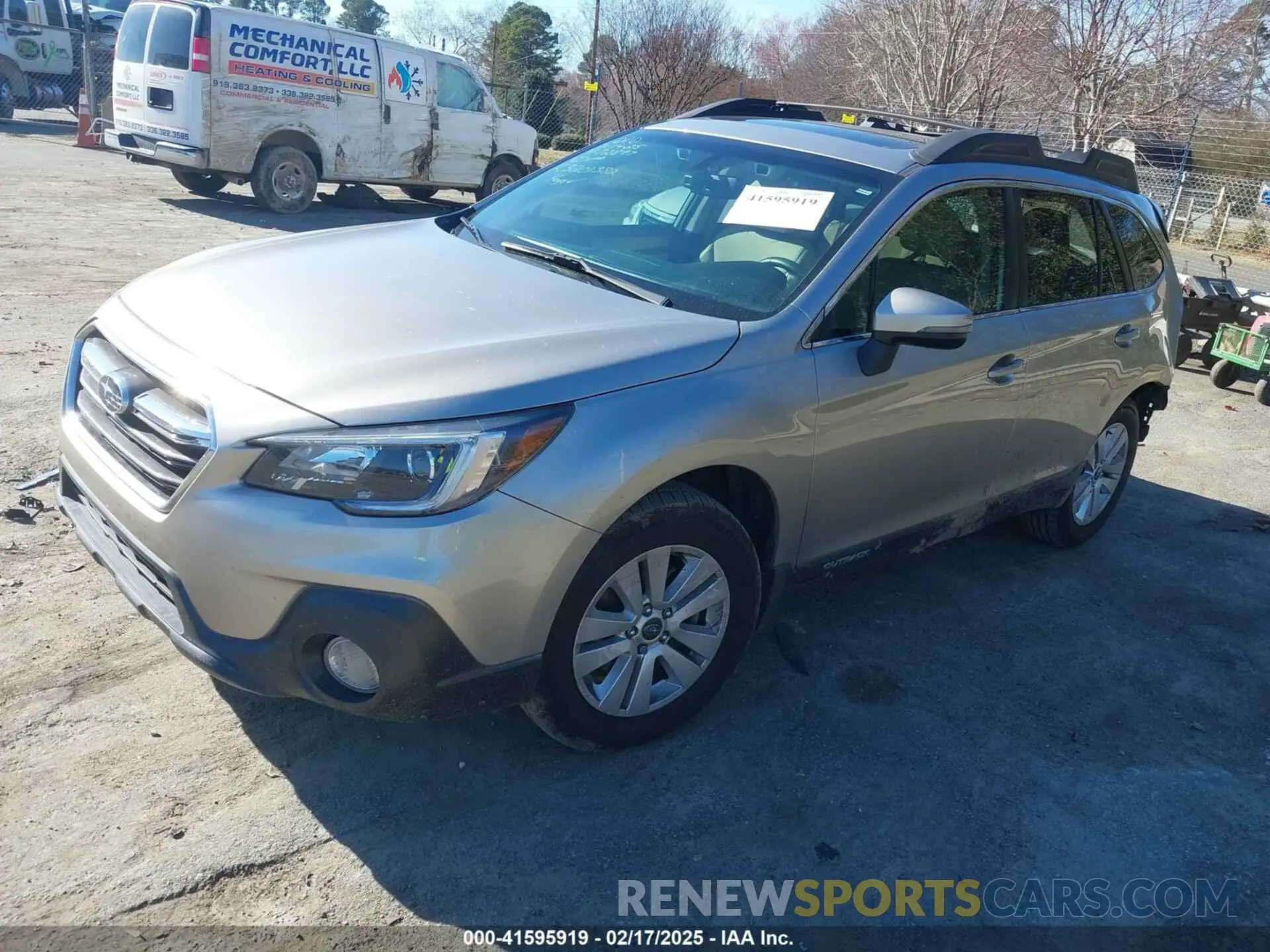 2 fotografías del automóvil dañado 4S4BSAHC7K3201382 SUBARU OUTBACK 2019