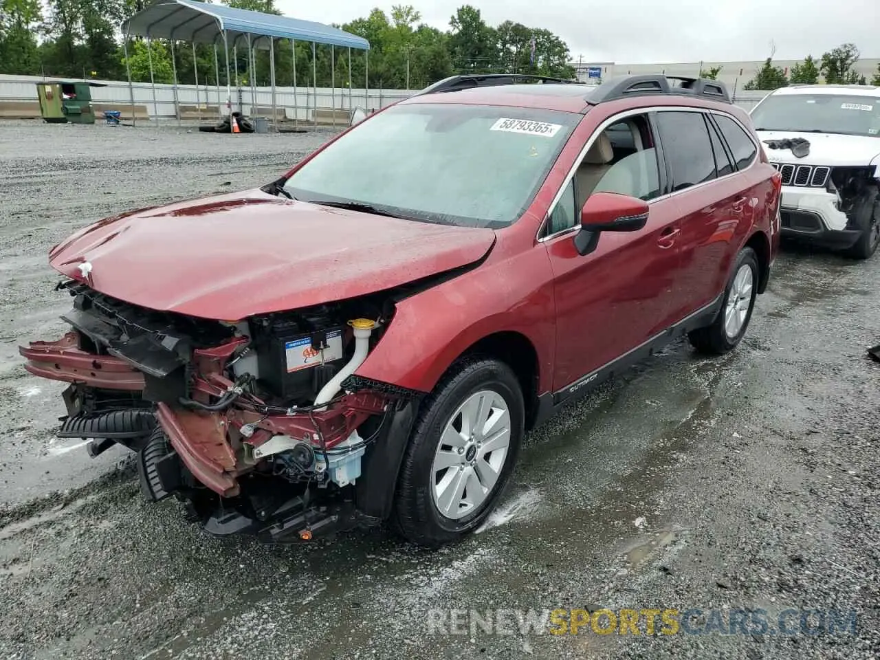 1 fotografías del automóvil dañado 4S4BSAHC8K3288841 SUBARU OUTBACK 2019