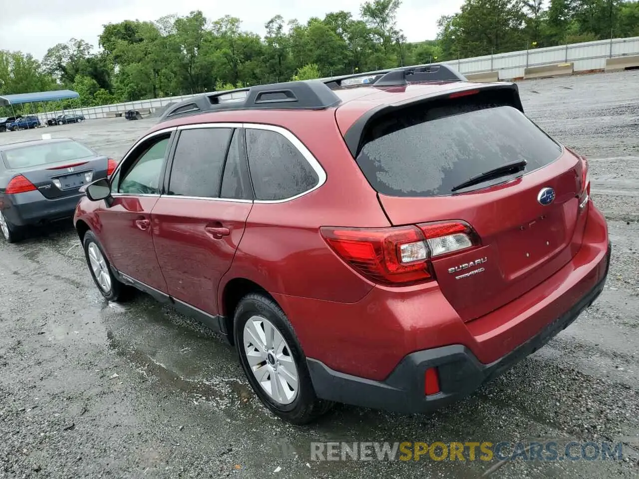 2 fotografías del automóvil dañado 4S4BSAHC8K3288841 SUBARU OUTBACK 2019