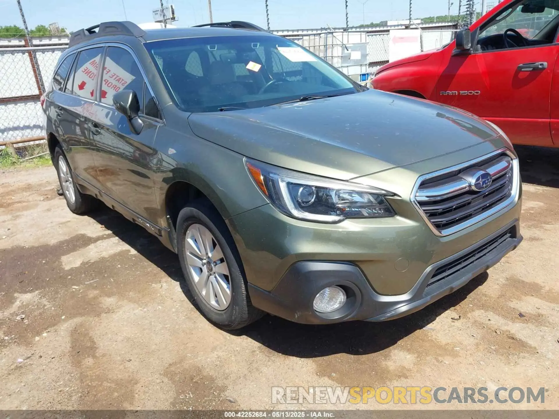 1 fotografías del automóvil dañado 4S4BSAHC8K3319392 SUBARU OUTBACK 2019